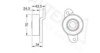 AUTEX 641530 Deflection/Guide Pulley, v-ribbed belt